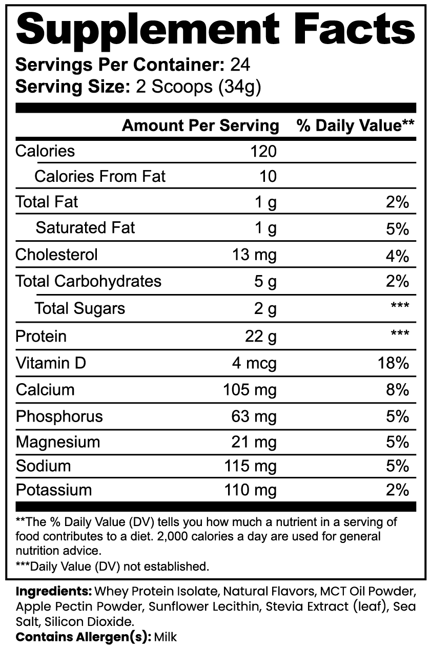 Advanced Whey Isolate (Vanilla)